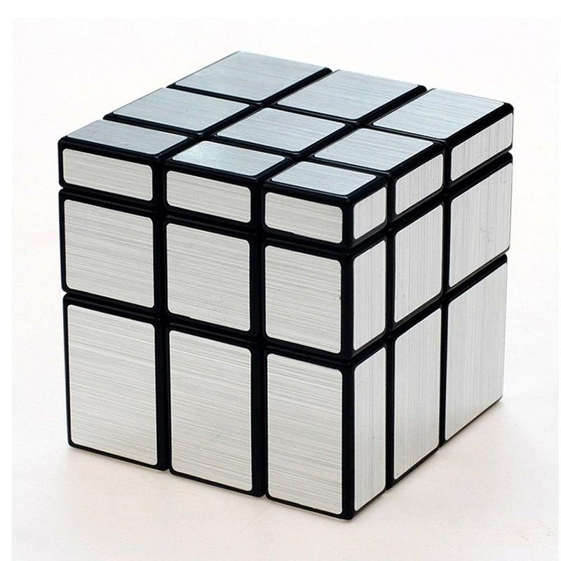 TANCH Mirror Speed Magic Cube 3X3 Puzzle for Children & Adults Kids Silverâ€¦ - Image 5